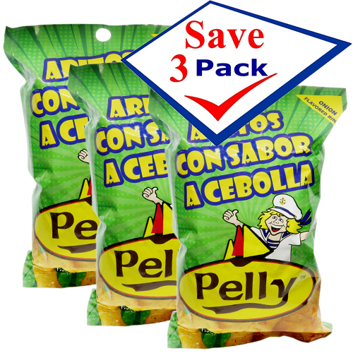 Pelly Onion Flavor Rings 1.5 Oz Pack of 3